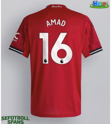 Manchester United Amad Diallo #16 Hemmatröja 2025-26 Kortärmad